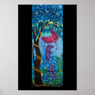 Pôster Pássaros chuvosos às 6:30