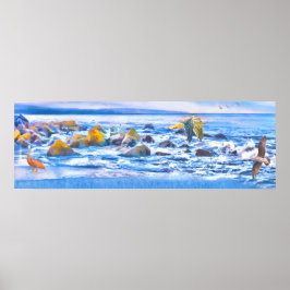 Poster Pássaros do Mar Planalto