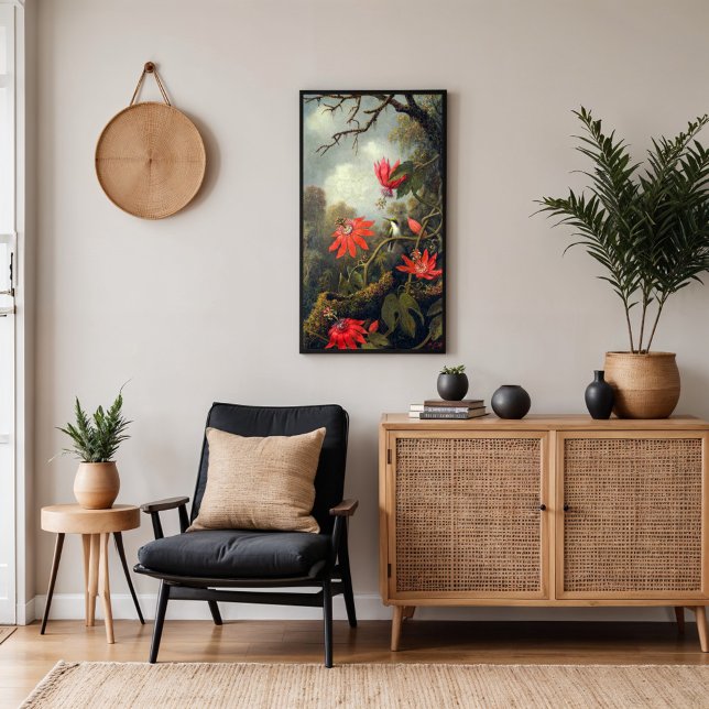 Poster Pássaros humanos e flores apaixonadas (Criador carregado)