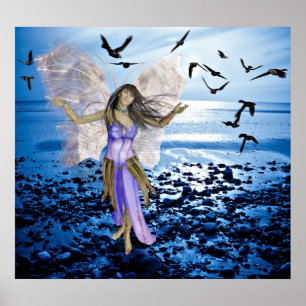 Poster Pássaros negros