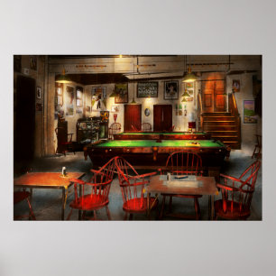 Pôster Passatempo - piscina - o clube 1915 dos bilhar