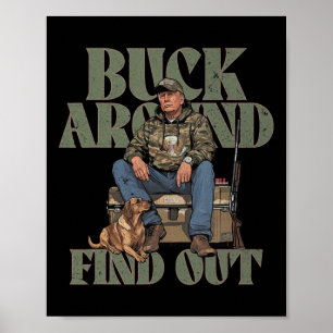 Poster Passe E Descubra A Caça De Trump Camo