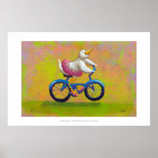 Poster Passear para o considerando - andando de bicicleta