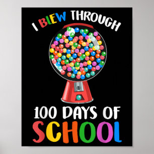 Poster Passei Por 100 Dias De Escola Gumball Happy 10