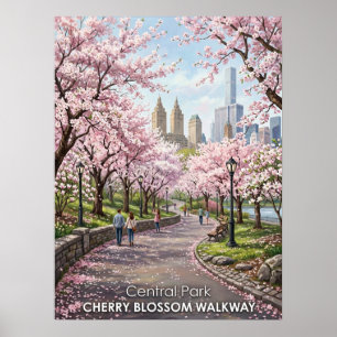 Poster Passeio das Cerejeiras no Central Park