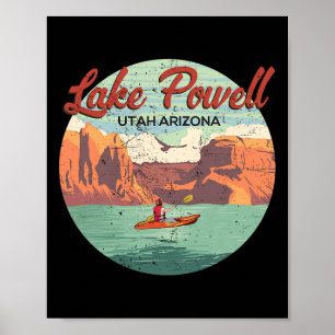Poster Passeio de Barco no Lago Powell Utah Arizona Viage