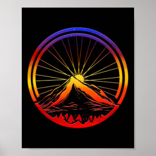 Poster Passeio de Bicicleta, Presente de Ciclismo para Ci