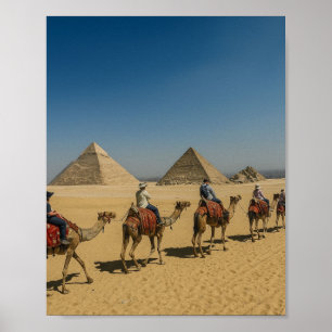 Poster Passeio de Camelo no Deserto das Pirâmides do Anti