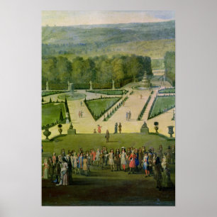 Poster Passeio de Louis XIV pelo Parterre du Nord