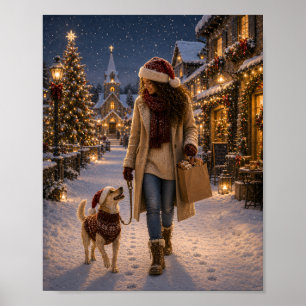 Poster Passeio de Natal à Noite com Lina