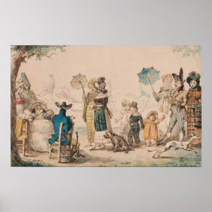 Poster Passeio no Champs-Elysees, 1811