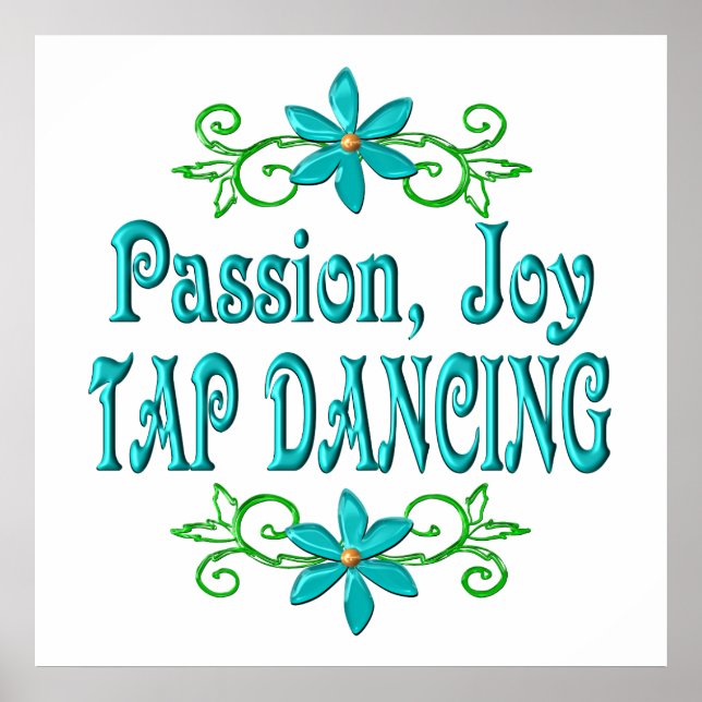 Pôster Passion Joy Tap Dancing (Frente)