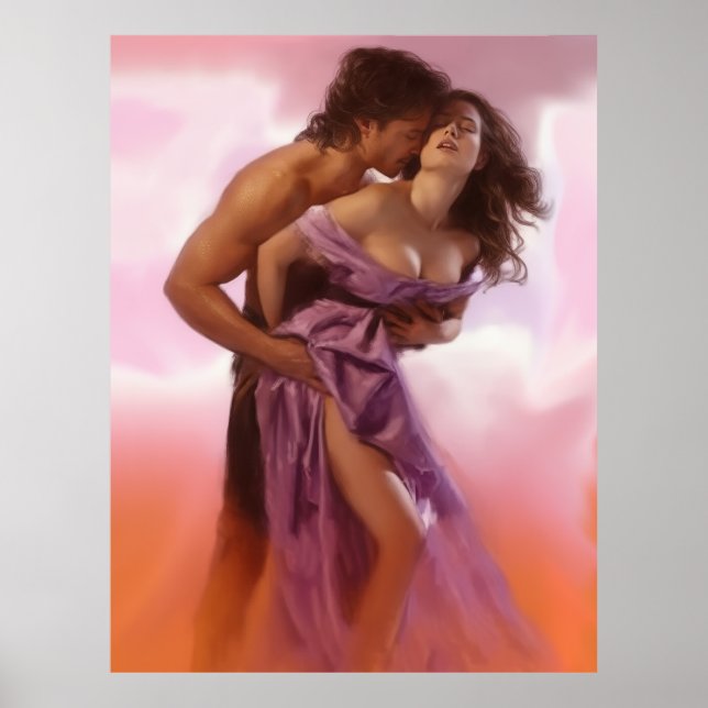 Poster Passionate Embrace in Twilight (Frente)