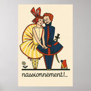 Poster Passionnément! por Elsie Denise Millon