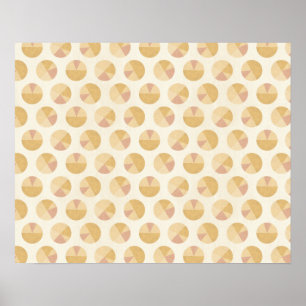 Poster Passo Geo Sudoeste   Padrão do Círculo Laranja