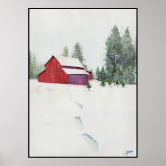 Pôster "Passos de neve"