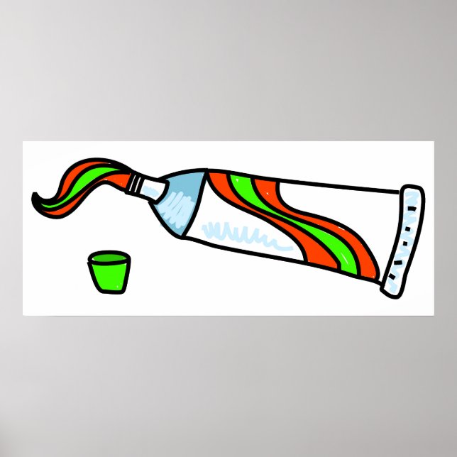 Pôster Pasta de dentes (Frente)