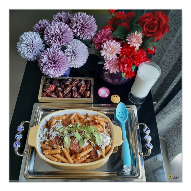 PÔSTER PASTA E FLORES (Frente)