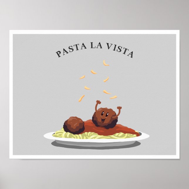 Poster Pasta La Vista! (Frente)