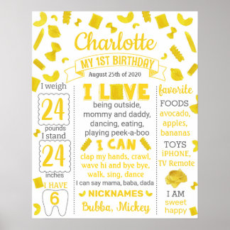 Poster Pasta Sinal de marco de aniversário 1064