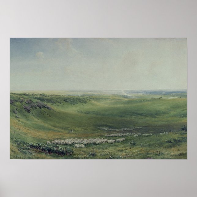 Poster Pastagens Amplas, Sussex (Frente)