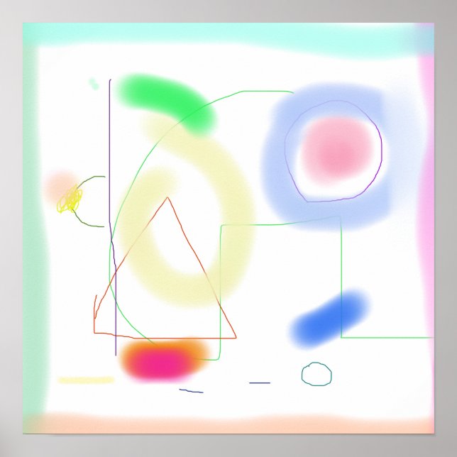 Poster Pastas Suaves e Matizes Vibrantes (Frente)