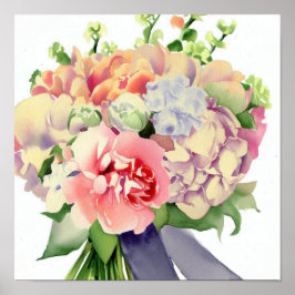 Poster Pastéis Românticos, Buquê de Atendedores (A)