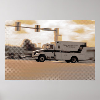 Poster Pastel Ambulance C