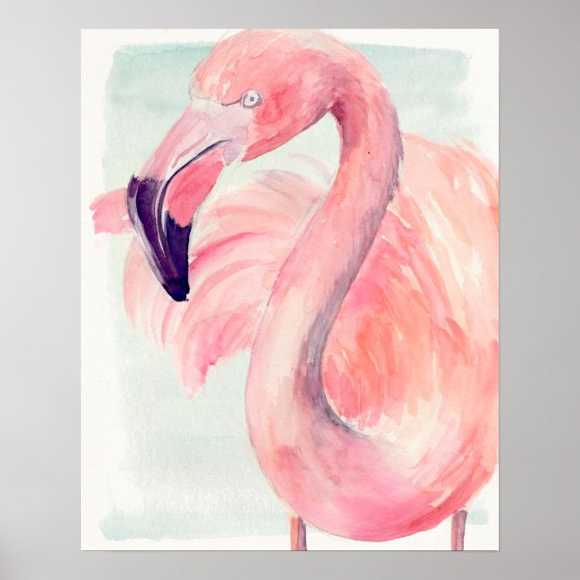 Poster Pastel Flamingo (Frente)
