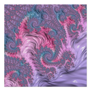 Pôster Pastel Fractal