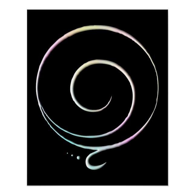 Pôster Pastel Gratitude  (Frente)