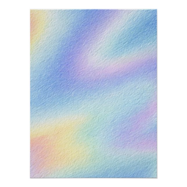 Pôster Pastel Sky Drift (Frente)