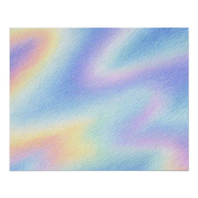 Pôster Pastel Sky Drift (Frente)
