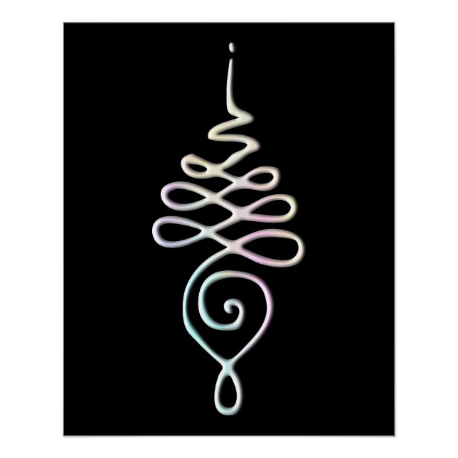 Pôster Pastel Unalome (Frente)