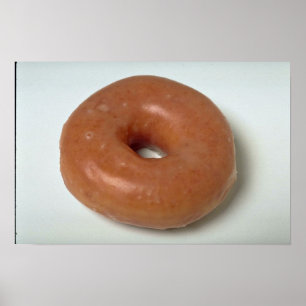 Pôster Pastelaria vitrificada deliciosa da rosquinha