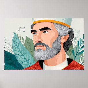 Poster Pastor e professor: Santo Papa Gregório o Excelent