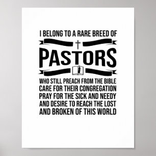 Poster Pastor Engraçado Apreciação Presente Pastor Cri