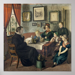 Pôster Pastor Johann Wilhelm Rautenberg e seu