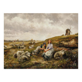 Pôster Pastores antes das Portas da Cidade