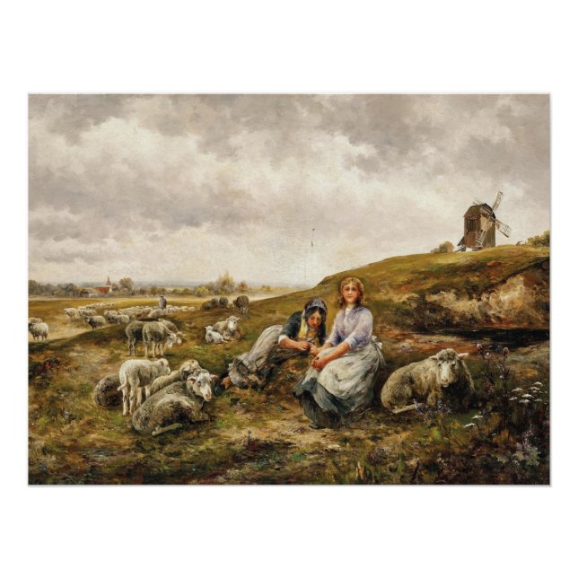 Pôster Pastores antes das Portas da Cidade (Frente)