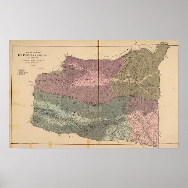 Pôster Pastures, distrito de Augusta (Frente)