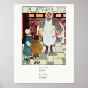 Poster Pat-a-cake, pat-a-cake, homem de Baker