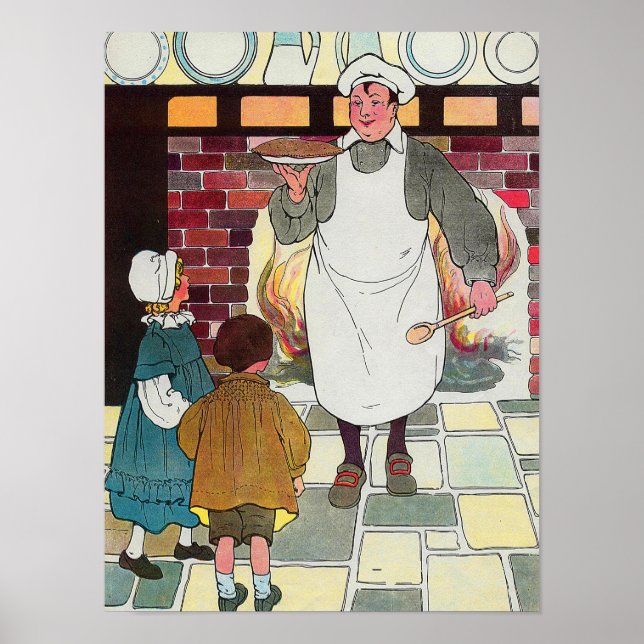 Poster Pat-a-cake, pat-a-cake, homem de Baker (Frente)