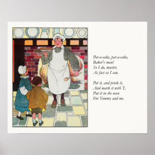 Poster Pat-a-cake, pat-a-cake, homem de Baker