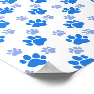 Poster Pata De Cão Imprime Puppies Simples De Amante de o