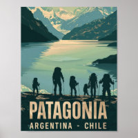 Patagonia Argentina Chili Viagens vintage Place