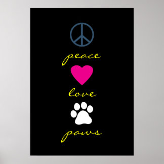Poster Patas do Amor pela Paz