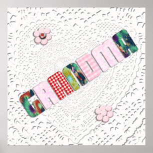 Pôster Patches 'Vovó' No Local