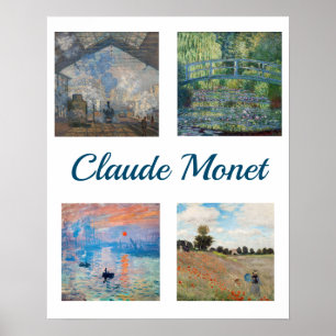Poster Patchwork de Claude Monet