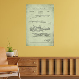 Poster Patente americana 1932 1892141 - M1 Garand Rifle